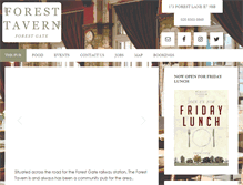 Tablet Screenshot of foresttavern.com